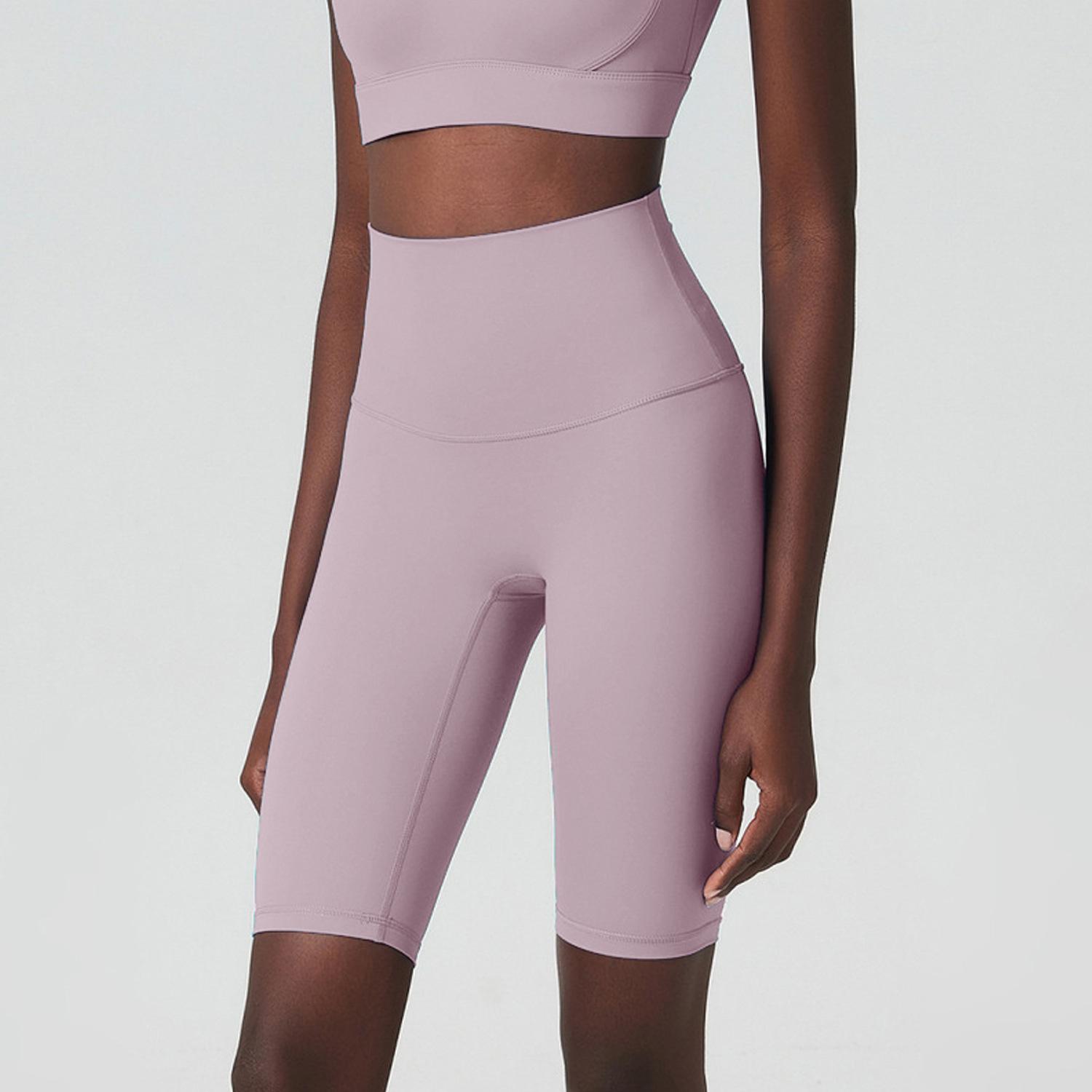 

Five-point yoga shorts women s high waist hip lift outdoor sports running cycling fitness tight shorts XL