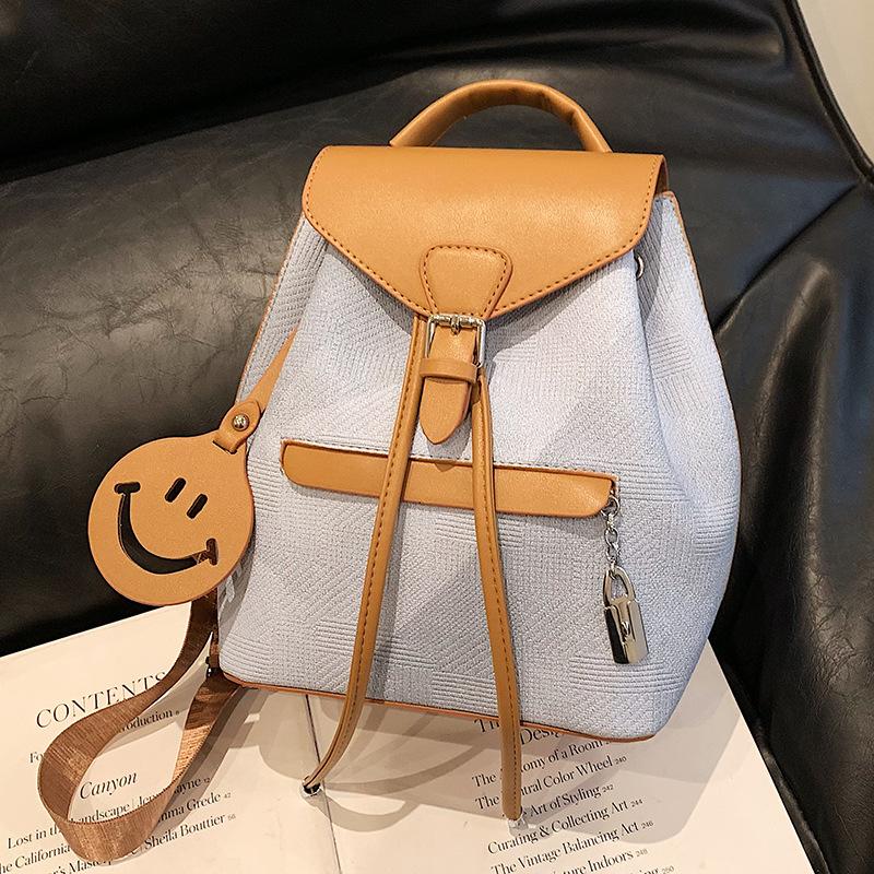 

Нишевая дизайнерская сумка 2025 новый рюкзак женская портативная сумка-ведро школьная сумка премиум-класса дорожный рюкзак коричневый