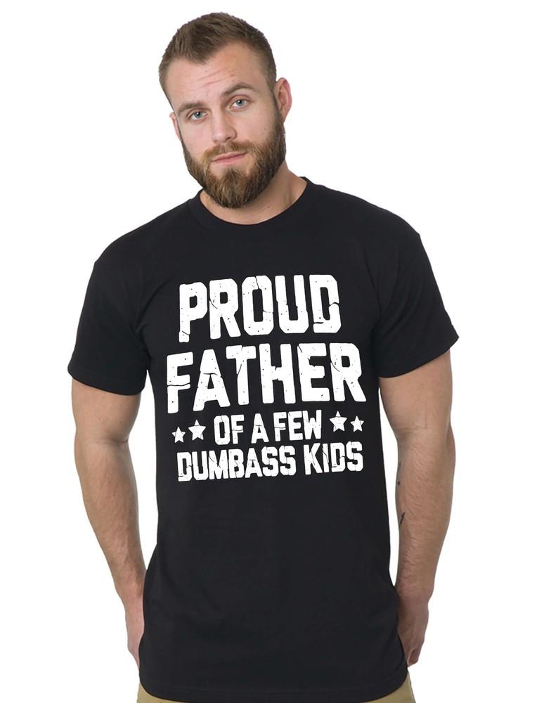 

Men s Funny Dad of few dumbass kids T-shirt Father s day gift for daddy Papa S