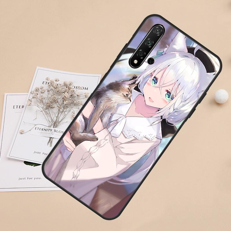 Shirakami Fubuki Hololive For Huawei Nova 10 9 SE 3i 7i 8i 11i 12i Y60 Y61 Y70 Y72 Y73 Y90 Y91 P20 P40 P30 Lite Case