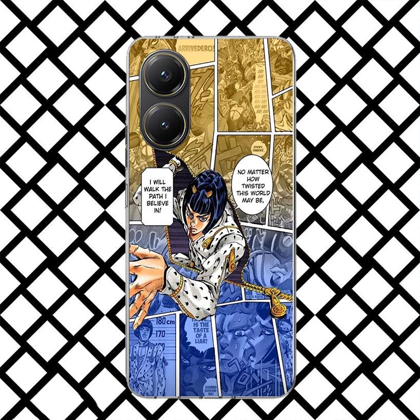 

JoJo Adventure Bruno Buccellati Phone Case for Xiaomi Poco F7 Ultra X7 X6 X5 Pro X4 Gt M8 M7 Redmi 15 15C 13 13C 12 12C Soft Cov Xiaomi Poco X6