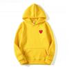 New love trendy brand couple sweater versatile men's and women's autumn and winter velvet jacket men's hooded love even large size sweater