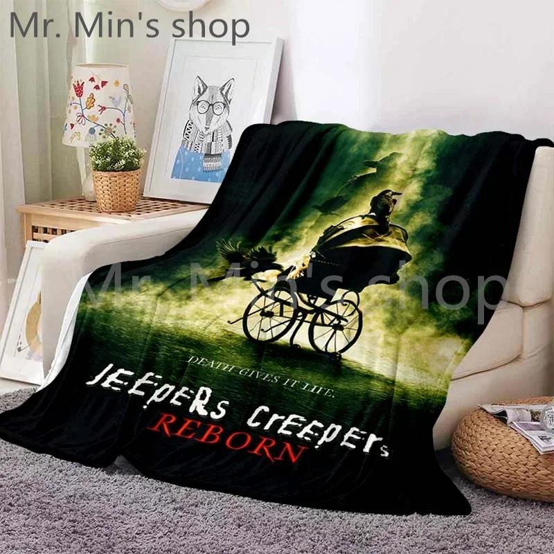 Плед Хэллоуин Jeepers Creepers Фланелевый Мягкий Плед Для Детей Взрослых Кровать Клетчатый Покрывало Домашний Текстиль