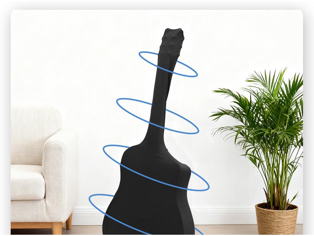 Universal High-Elastic Guitar Dust Cover for Folk and Classical Guitars