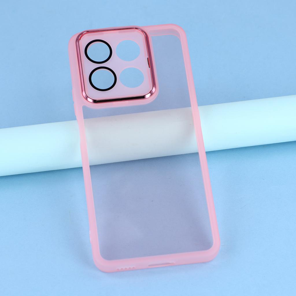 For Honor X7d 4G/400 Smart 5G Case Electroplated Camera Frame TPU Phone Cover