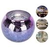 T Light Holder Warm Romantic Glass Attractive Decorative Handcrafted Textures Table Centerpiece Decor