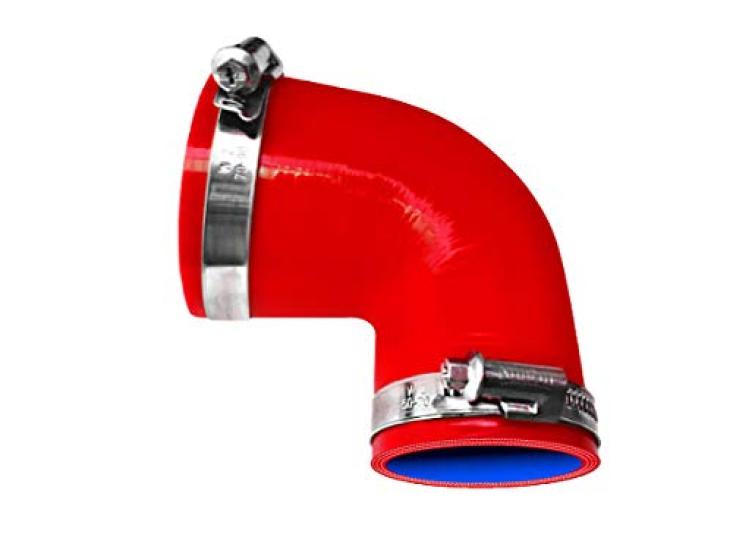 

TOYOKING Silicone Tube with Hose Different Inner Diameter No Intercooler Hose Connection Universal Fit Heat-Resistant Band, 90-Degree Elbow, Diameter,