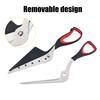 Yousheng Pizza Scissors, Non-Stick Pizza Scissors with Firm Grip Base, Food Grade Stainless Steel Pizza Cutter, Multifunctional Food Slicer & Pizza