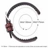Genuine Leather Watchband Men Women Rubber Silicone Waterproof Breathable Watch Band Strap Buckle Clock Accessories 18 20 22mm