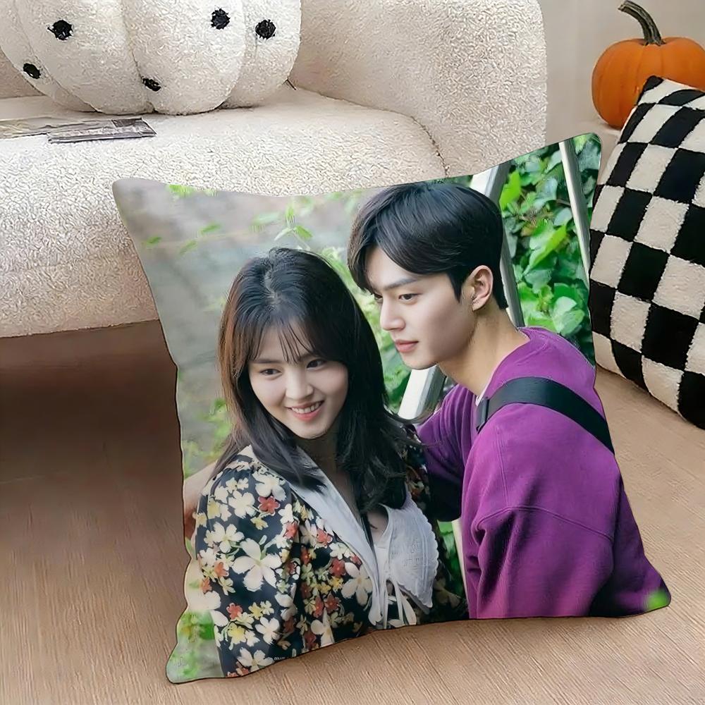 TV series NNevertheless Cushion Cover Natural Linen Double Sided Print Throw Pillow Case for Sofa Couch Home Decor