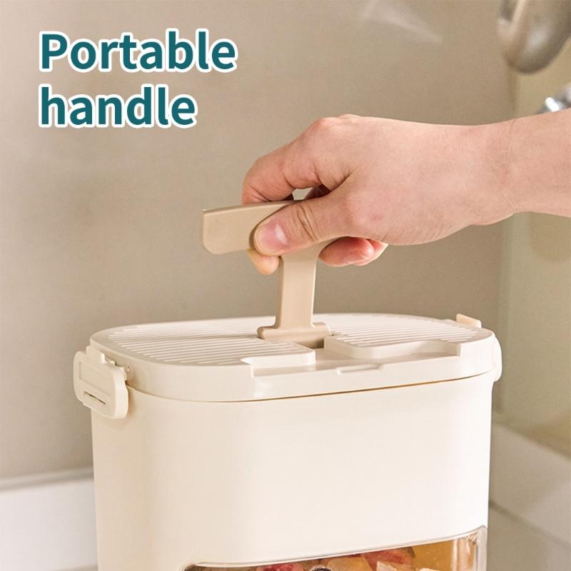 Double Layer Ice Molds With Storage Bin and Lid Easy Press Release Ice Cubes Tray Large Capacity For Freezer Storage