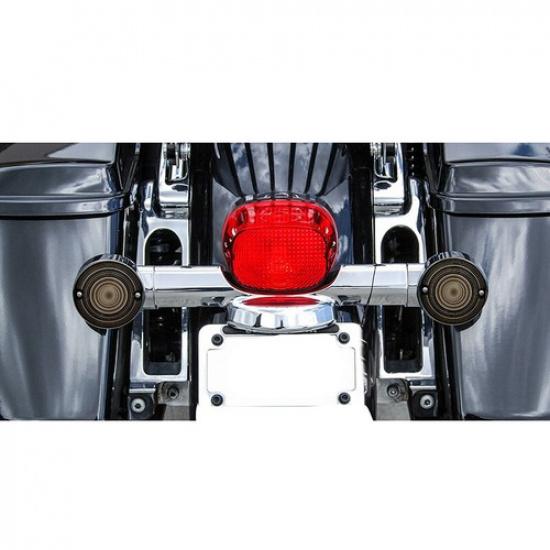 Turn Signal Light Cover Smoke Lens FIT For Harley Heritage Softail Touring 86-19