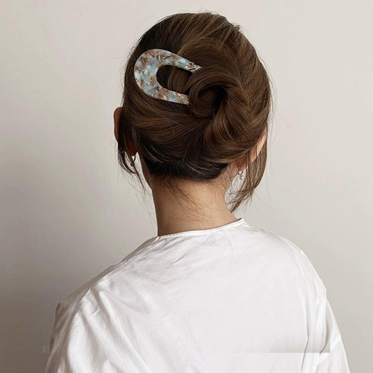 Hochwertige U-förmige Haarnadel für Damen - Neuer chinesischer Stil, Werkzeug für Dutt-Frisuren, Antiker Stil, Tägliches Haaraccessoire