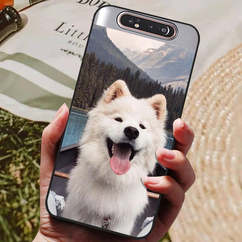 Per Samsung A80 Custodia Cover Posteriore in Silicone Custodia per Telefono Per Samsung Galaxy A80 Custodie per Galaxy A 80 A805F A805 Paraurti Morbido Funda