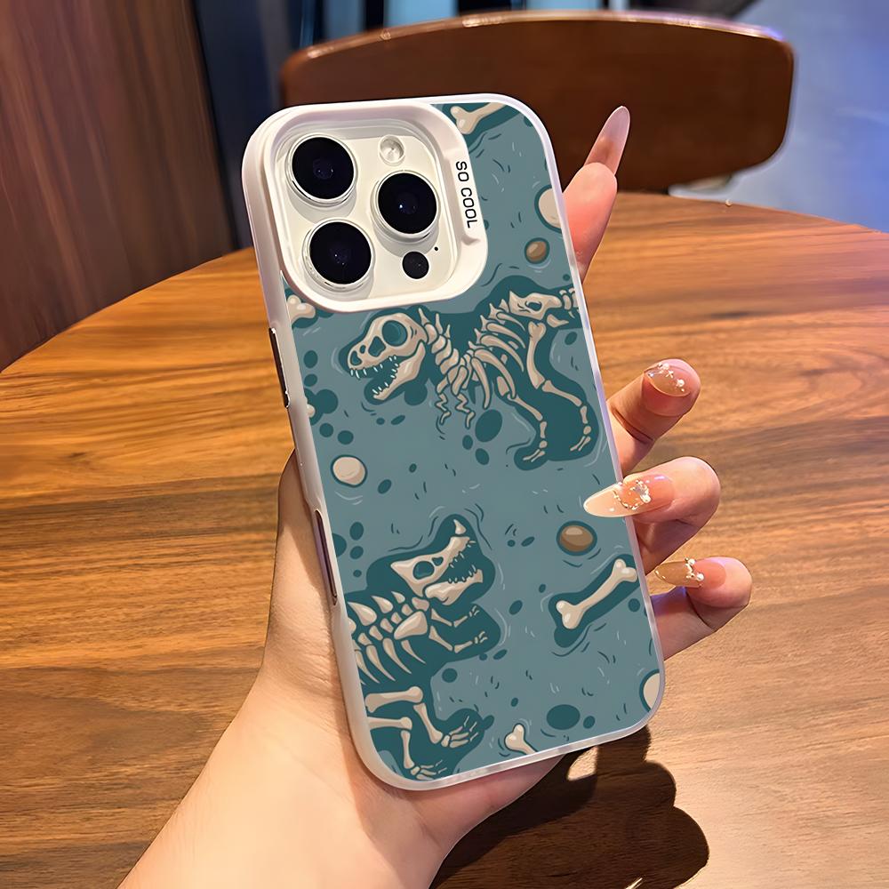 

Movie J-Jurassic Phone Case For IPhone 17 Air 16 15 14 Plus 13 12 11 Pro 7 8 XS Max XR Silver White Bumper Case iPhone 11 Pro