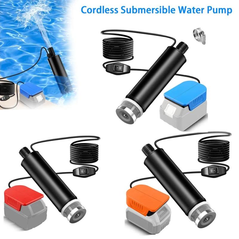 Electric Wireless Submersible Pump For Makita 18V 20V Battery For Garden, Water Tank, Swimming Pool, Pond