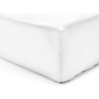 Drap Housse - SERENA - 160x200 Cm - 100% Coton - Bonnet 25 Cm - Blanc
