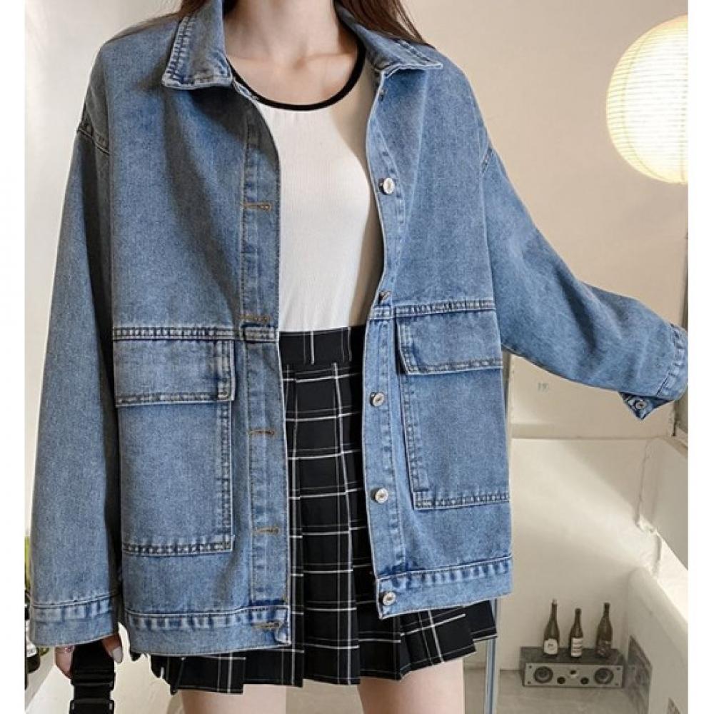 Rellawear Hara Real New Trend Denim Jacket 2color Ryfw25