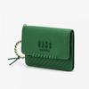 Green Logo Leather Card Wallet Dcho4f162e2