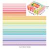 20 Rollen Macaron Unifarbene Washi Tape Set, Leicht zu Kleben & Reißen Dekoratives Klebeband für Scrapbooking & Journaling