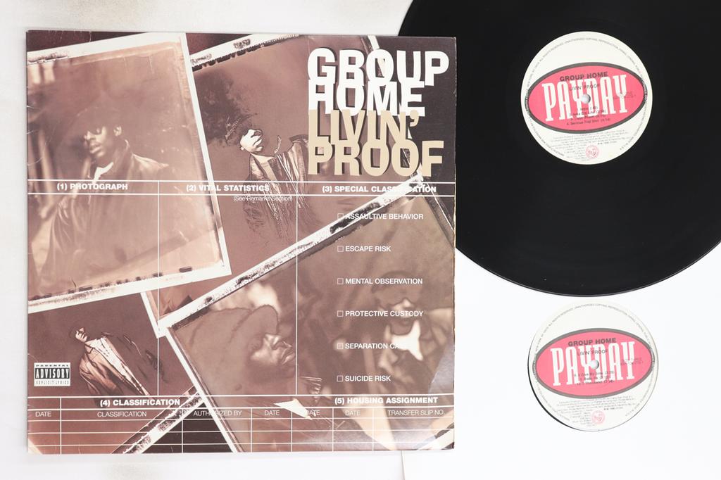 LP Record GROUP HOME - Livin' Proof (- Us Original) 6971240791 PAYDAY 1995 US Rap & Hip-Hop/R&B Used