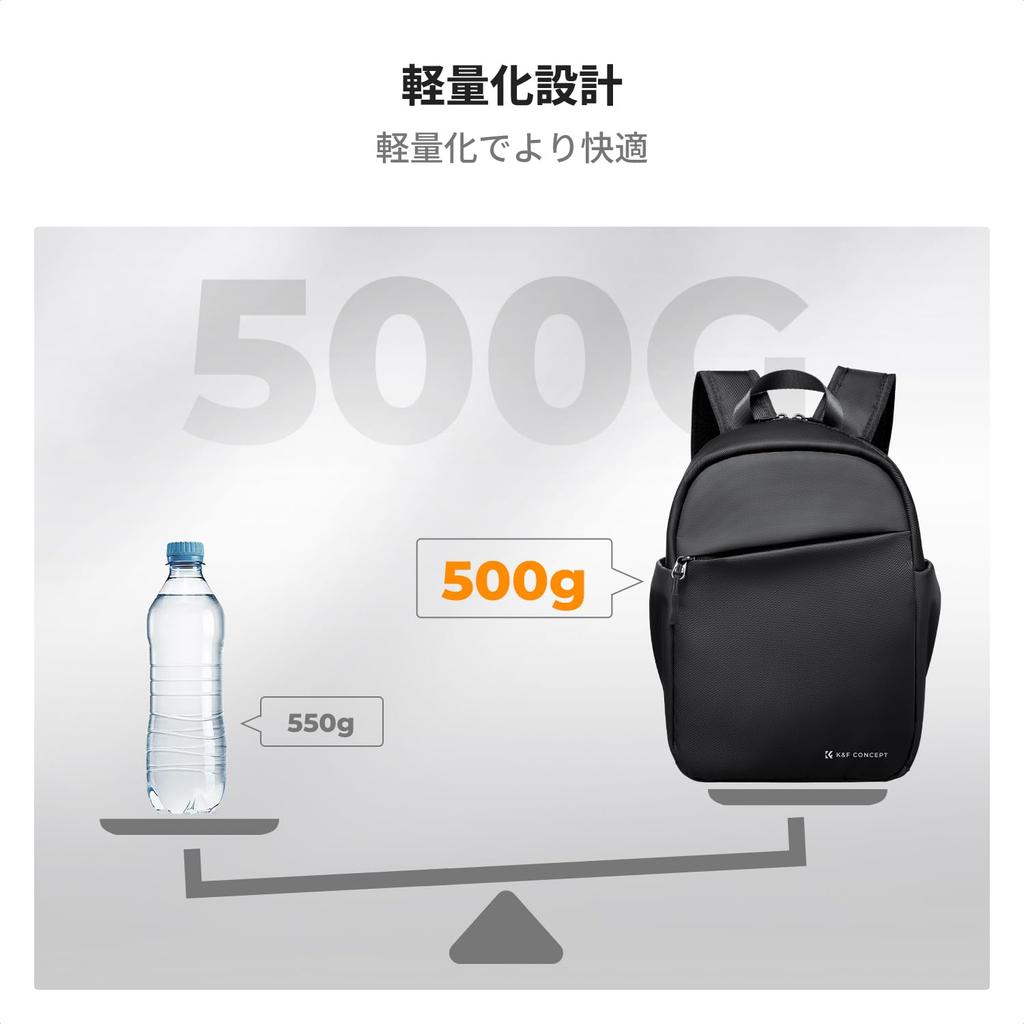 Camera Compatible with DSLR 5L Compact Camera Camera Accessory [K&F CONCEPT] Backpack, Cameras, Capacity, Small, Lightweight, Water-Repellent, Case,