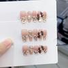 Pure Hand-made Phototherapy Wearable Nail Tablets Cocoa Xiaoxiang Wearable Nail Finished Product Reusable Nail Art