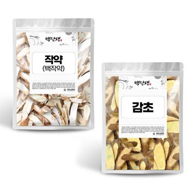 Baekjangsaeng Peony Licorice Tea Ingredients Set
