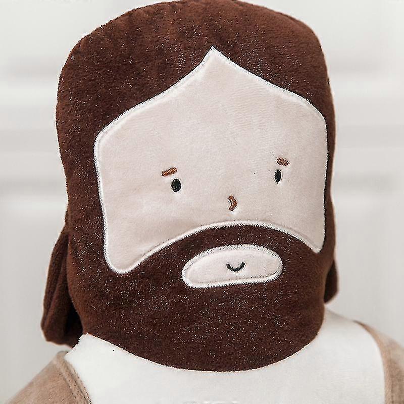 50cm Stuffed Jesus Christ Plush Toy Soft Doll Kids Room Decor Photography Props Hug Pillow