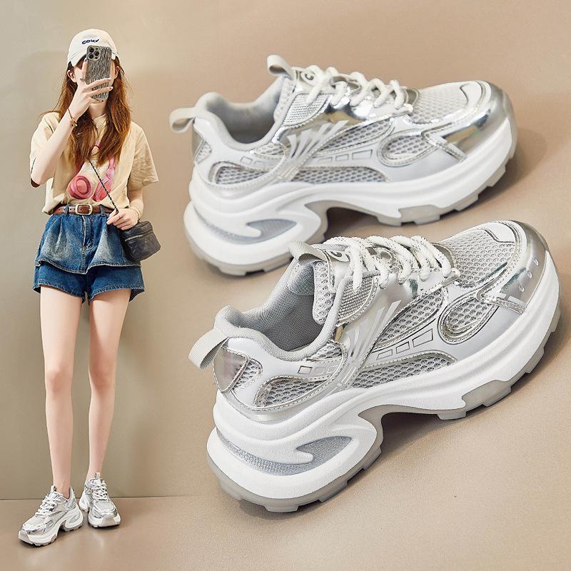 Женские повседневные кроссовки на массивной платформе — фото 3