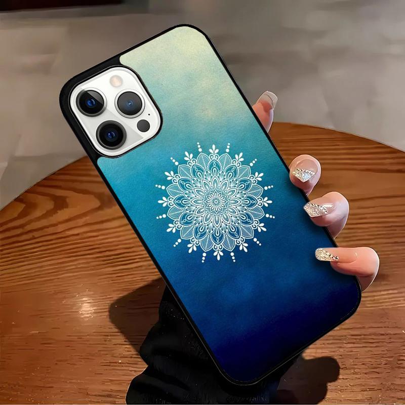 Mandala Pattern Phone Case For iPhone 17 Air 16 15 14 13 12 11 Pro Max Max Plus Bumper Case Cover
