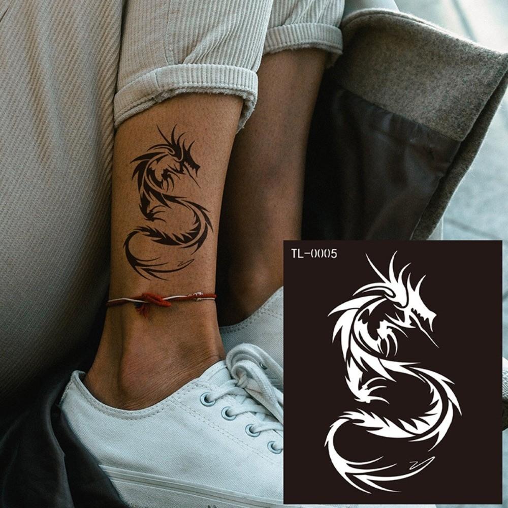 Mehndi Stickers Henna Tattoo Template Fake Tattoo Decals Body Art Sticker Men/Women
