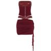 Retro Cross-Border Lace-Up Strapless Waist-Shaping Top and Hollow-Out Leather Skirt Set for Women