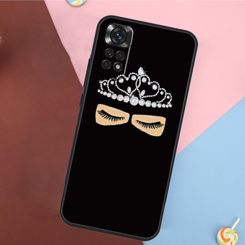 Muslim Islamic Gril Eyes Hijab Cover For Xiaomi Redmi Note 13 Pro 14 12 11 9 10 9S 10S 11S 12S Redmi 10C 12C 13C 14C Case