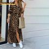 Fashion Autumn Winter Long Sleeve POLO Neck Casual Dresses Unique Design