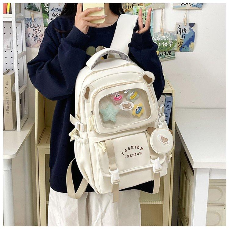 Schoolbag schoolbag female ins Mori primary school students cute pain bag junior high school students travel large capacity high value backpack
