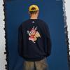 New MLB SS24 Sweatshirt Unisex Black 3AMTQ0141-50BKS
