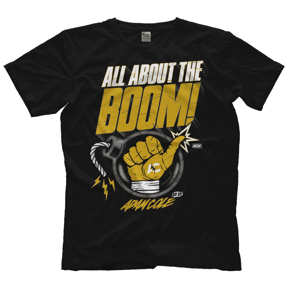 Adam Cole - BOOM! AEW Official T-Shirt S разноцветный