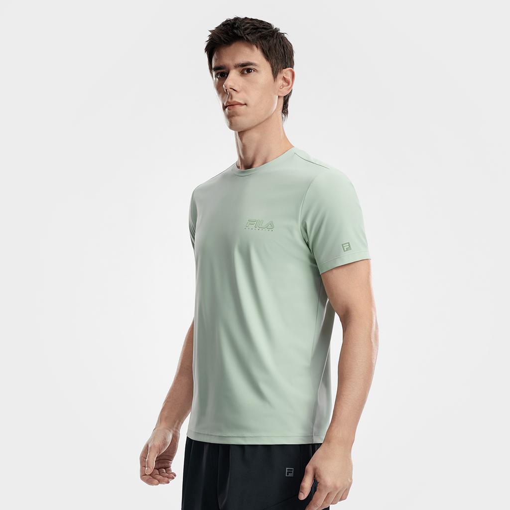 FILA Fitness T Shirt Men's Water Grass Gray Green A51M621107FGN