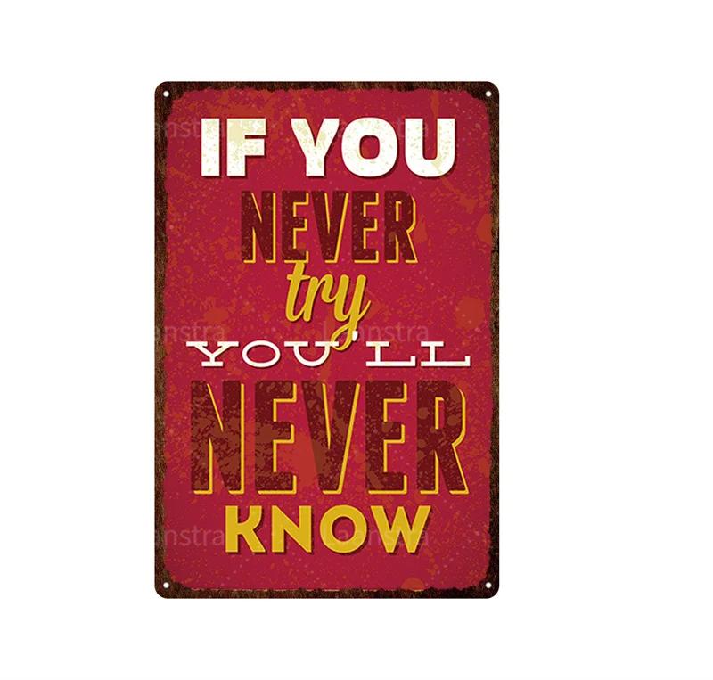 Clear Family Rules Vintage Tin Painting Inspirational Sentence Metal Signs Plaque Wall Decor Poster Home Decoration Accessories