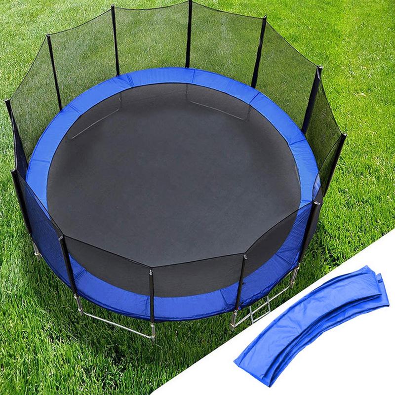 8 Feet Trampoline Protection Mat Trampoline Safety Pad Round Spring Water-Resistant Protective Cover Home Sport Accessories