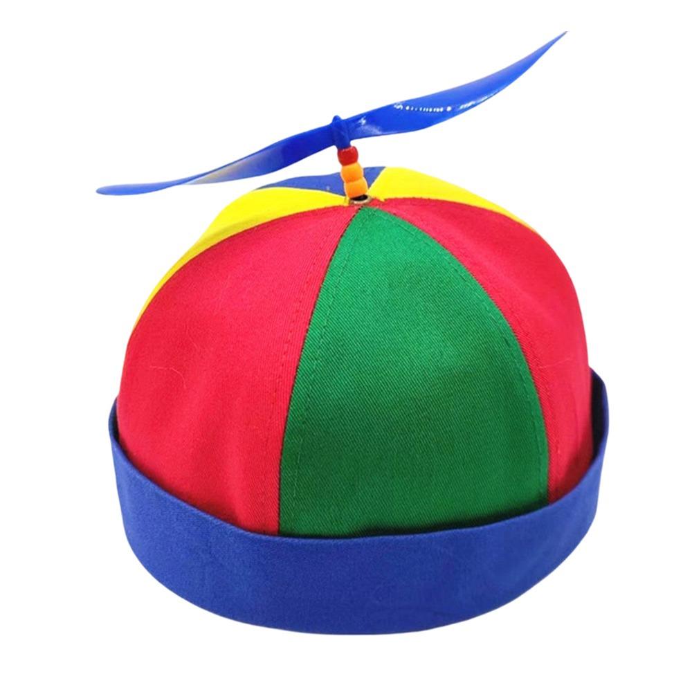 Casual Rainbow Beanie Street Hat Bamboo Dragonfly Funny Skullcap Helicopter Propeller Brimless Docker Cap Men Women