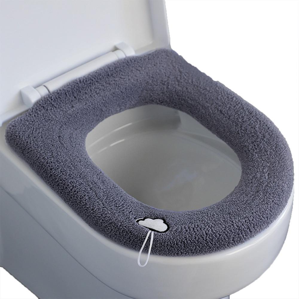 2 Pack Stretchable Toilet Seat Cushion Thick Bathroom Toilet Cushion Warm Toilet Cushion  Home