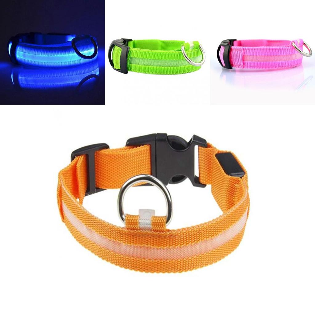 Pet Lighted Dog Collar With Rechargeable Led For Pets Gift During Christmas