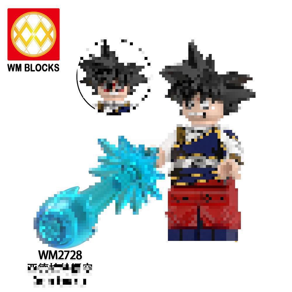 Anime Goku & King Kai s Fist Gohan Building Blocks Toy for Children