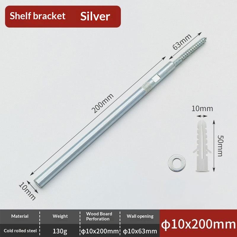 1Set Floating Shelf Bracket 100-300Mm Floating Shelf Bracket Wall Mount Support Wall Bookshelf Invisible Partition Support Parts