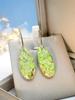 Bohemian Emperor Stone Droplet Pendant Earrings Natural Stone Jewelry Earrings for Women Vintage Luxury Boho Earring Jewelry