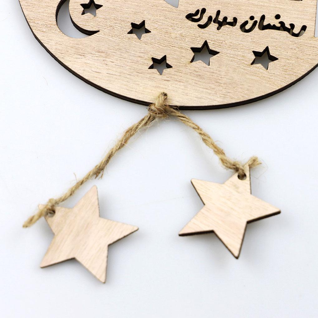 Ramadan Decorations ple Style Hanging Ornaments Party Supplies Exquisite Craft Wall Adorn Home Moon Pendant for Home