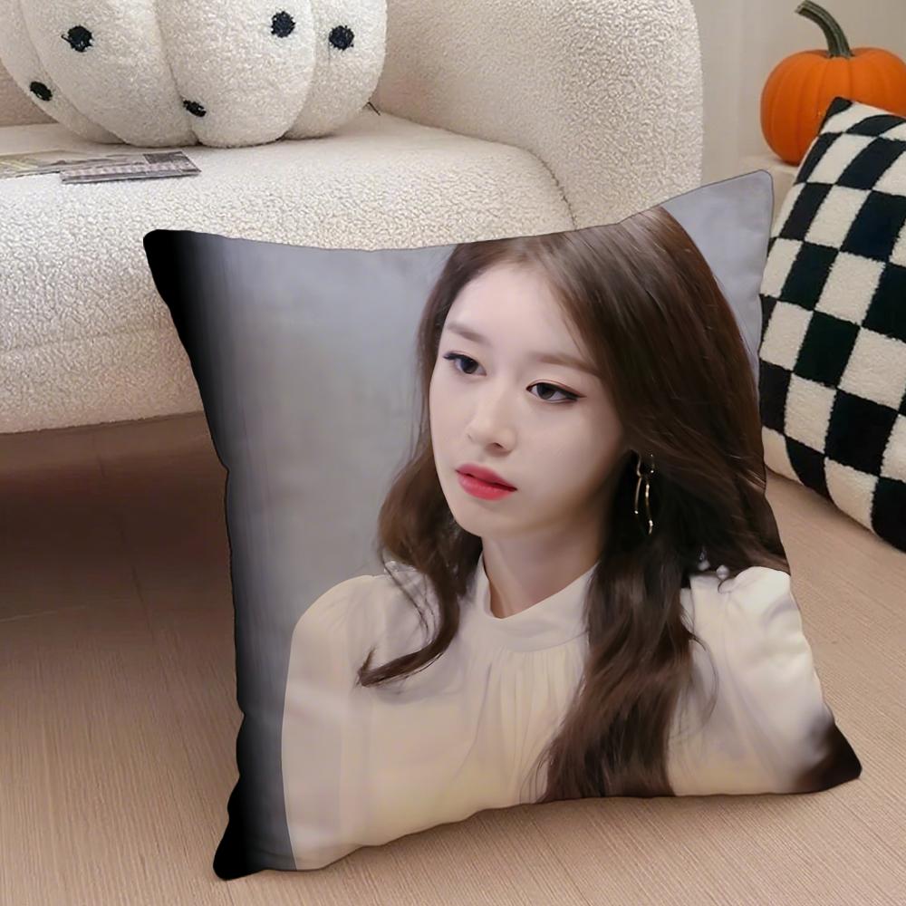 singer sexy PPark Jiyeon Cushion Cover Throw Pillow Cover Hidden Button Durable Polyester Chair Cushion