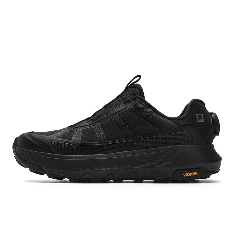 FILA BOA EXPLORER 3 Cushioning Abrasion Resistant Coverage Lightweight Low top Outdoor Shoes Women s Black A12W611201FBA 36.5
